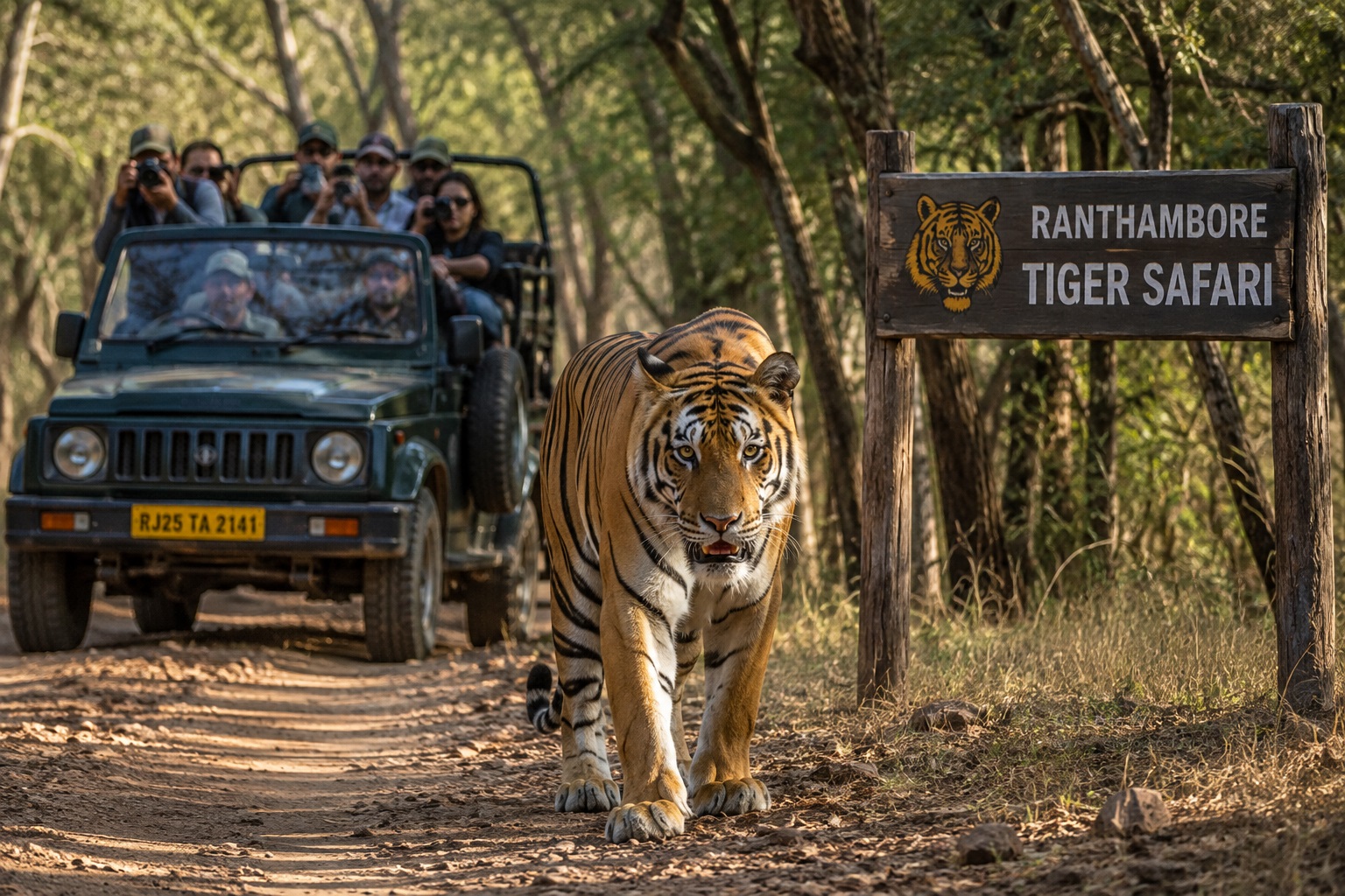 Ranthambore safari experience by Jeep
